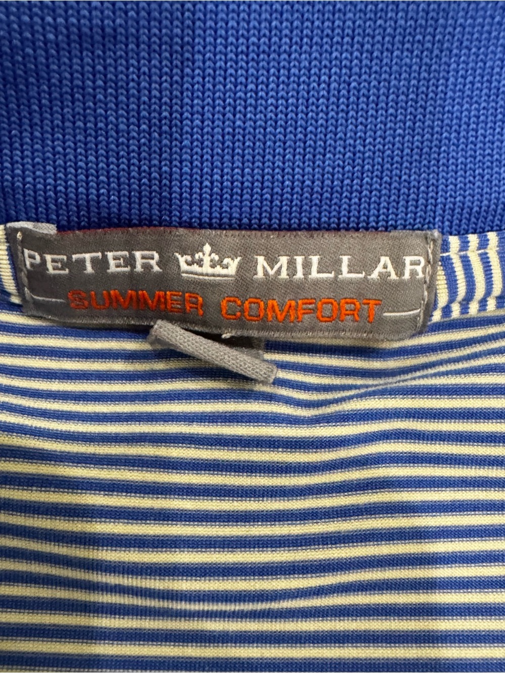 Peter Millar Summer Comfort Men’s XL Striped Performance Polo Shirt Lot of 3 - Picture 7 of 7